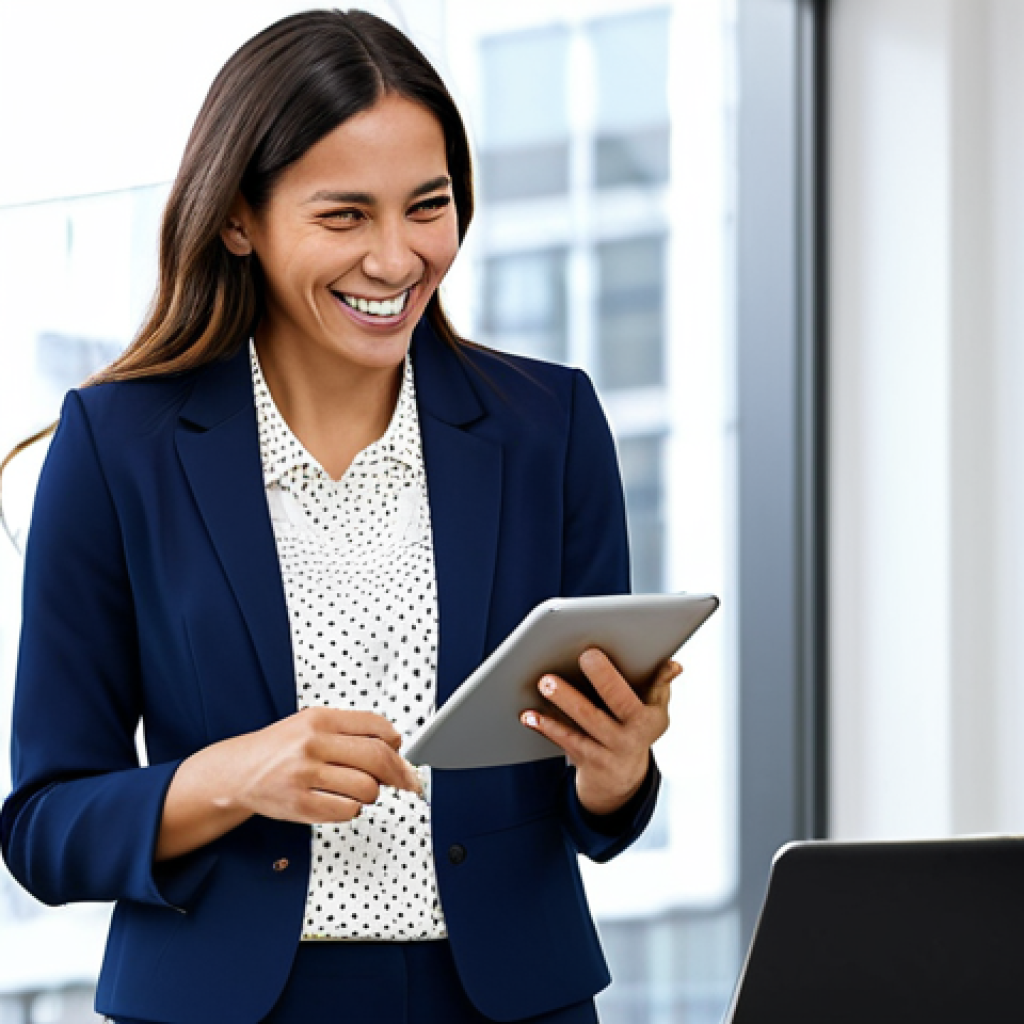 웰빙코디네이터 인터뷰 준비 - ** A professional female health coach in a bright, modern office setting, fully clothed in business ...