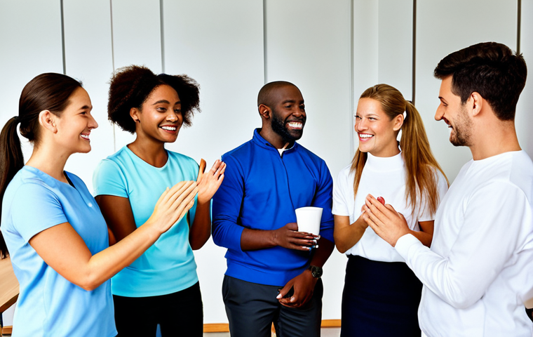 웰빙코디네이터 자기소개서 작성법 - **Prompt:** A confident female wellbeing coordinator, professional dress, fully clothed, smiling war...